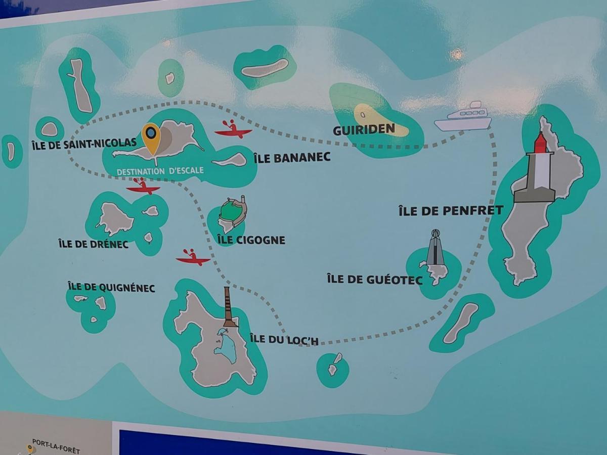 Studio Lumineux Proche Port & Plages Bénodet Eksteriør billede